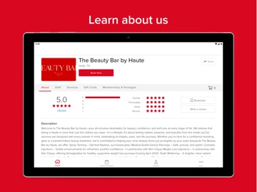 The Beauty Bar by Haute iPad screenshot