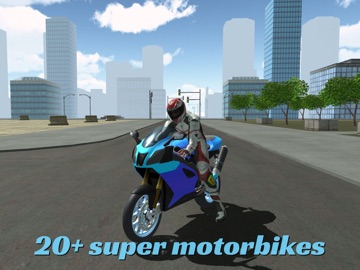 Motorbike Driving Simulator 3D iPad screenshot