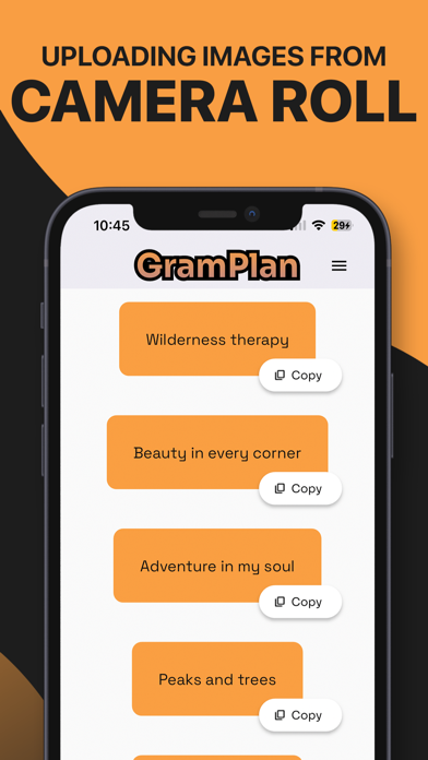 GramPlan: Captions & Hashtags iPhone screenshot 5 - Social Networking app