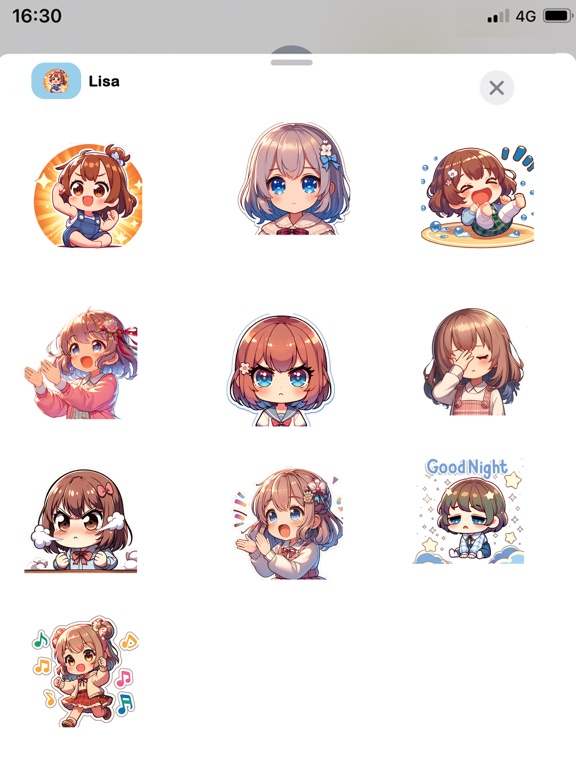 Screenshot #5 pour Lisa | Cute Stickers