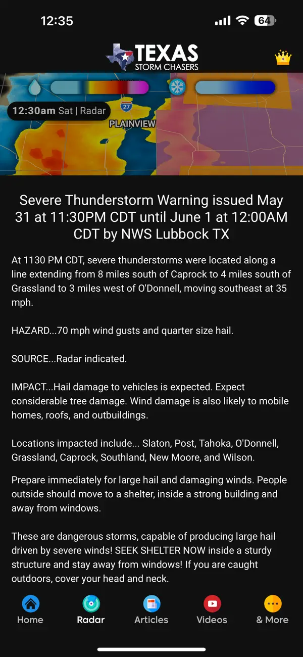 Screenshot #3 pour Texas Storm Chasers