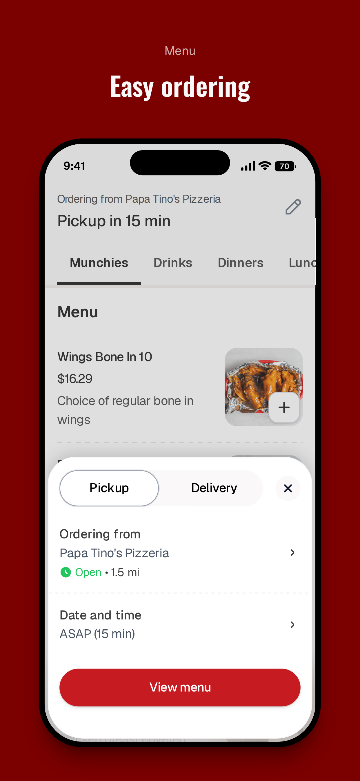 Papa Tino's Pizzeria To Go screenshot 3