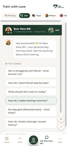 Train With Love iPhone screenshot
