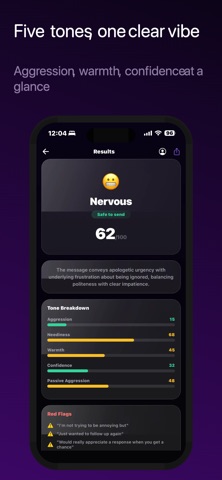 ToneCheck AI screenshot