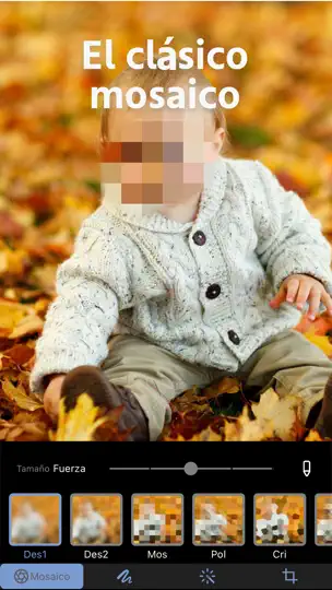 Captura de pantalla de Mosaico Estilo Pintura Al óleo en iPhone 5