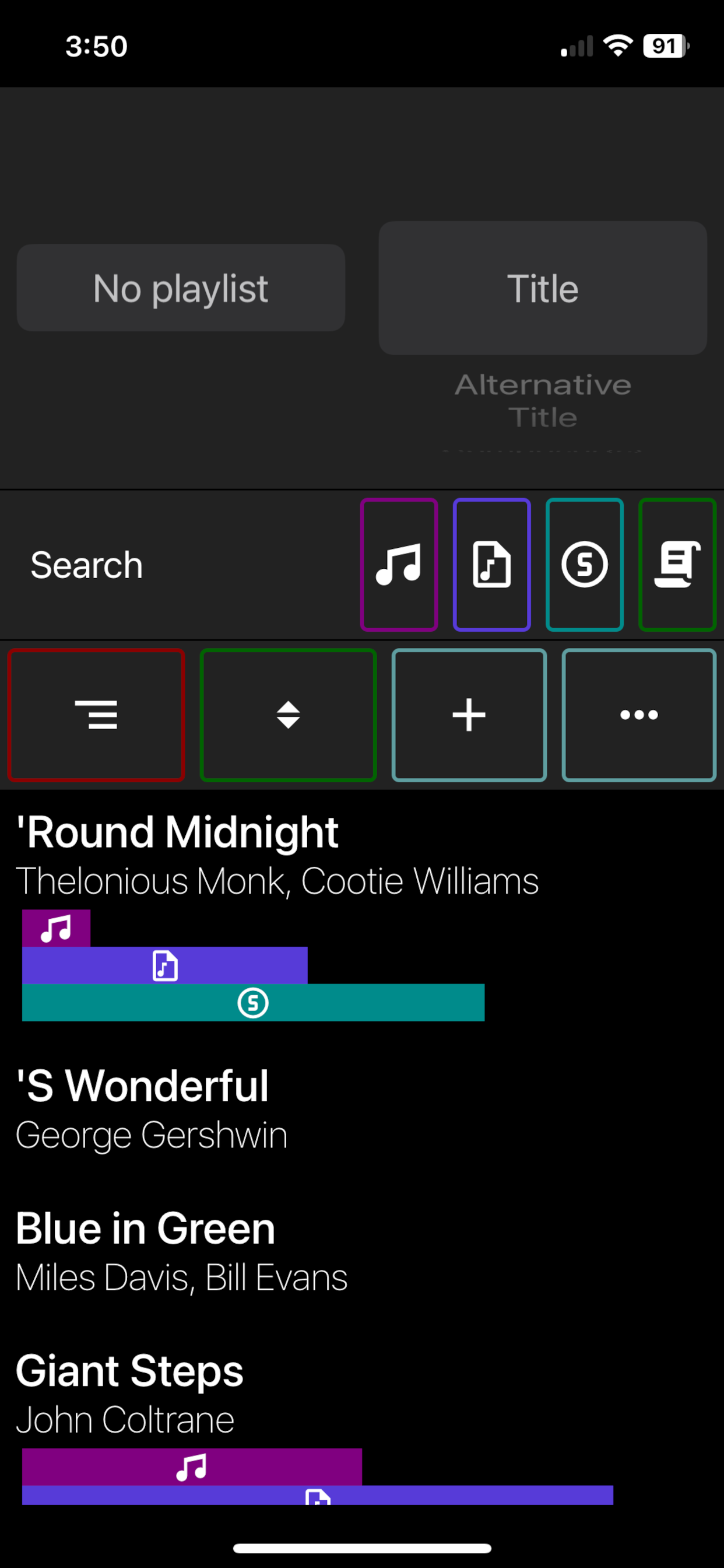 TuneTracker Songbook