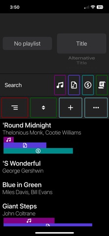 TuneTracker Songbook Screenshot 3 of 3