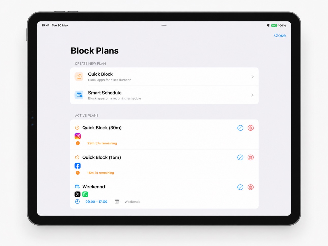 iPad screenshot