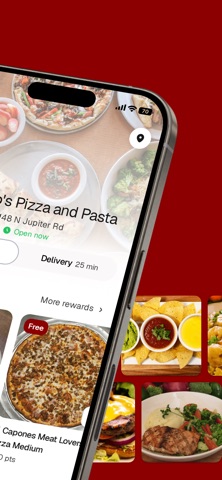 Soprano's Pizza and Pasta App iPhone screenshot