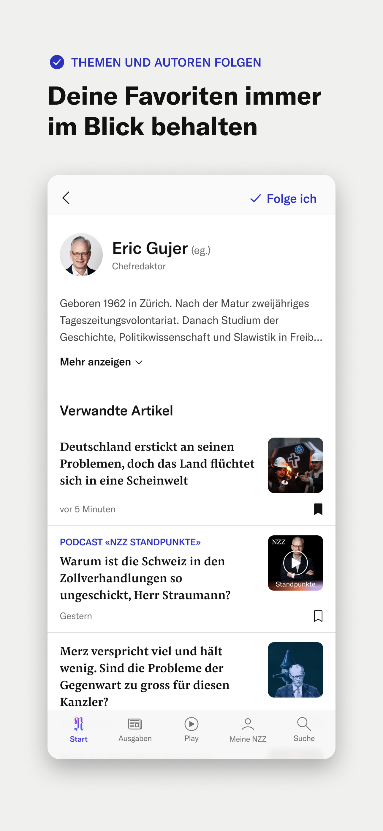 NZZ Nachrichten screenshot 4