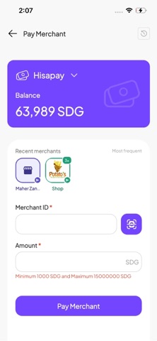 Hisapay Screenshot 2 of 4
