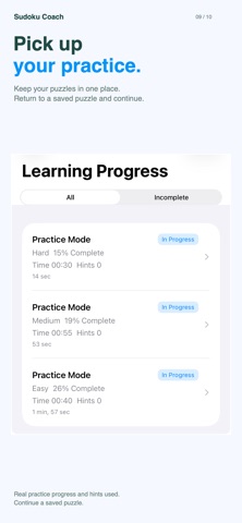 Sudoku Coach: Trainer Screenshot 9 of 10