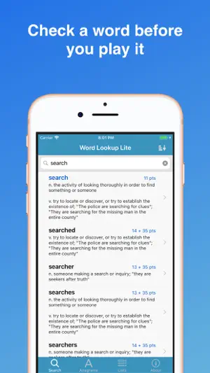 Word Lookup Lite screenshot 2