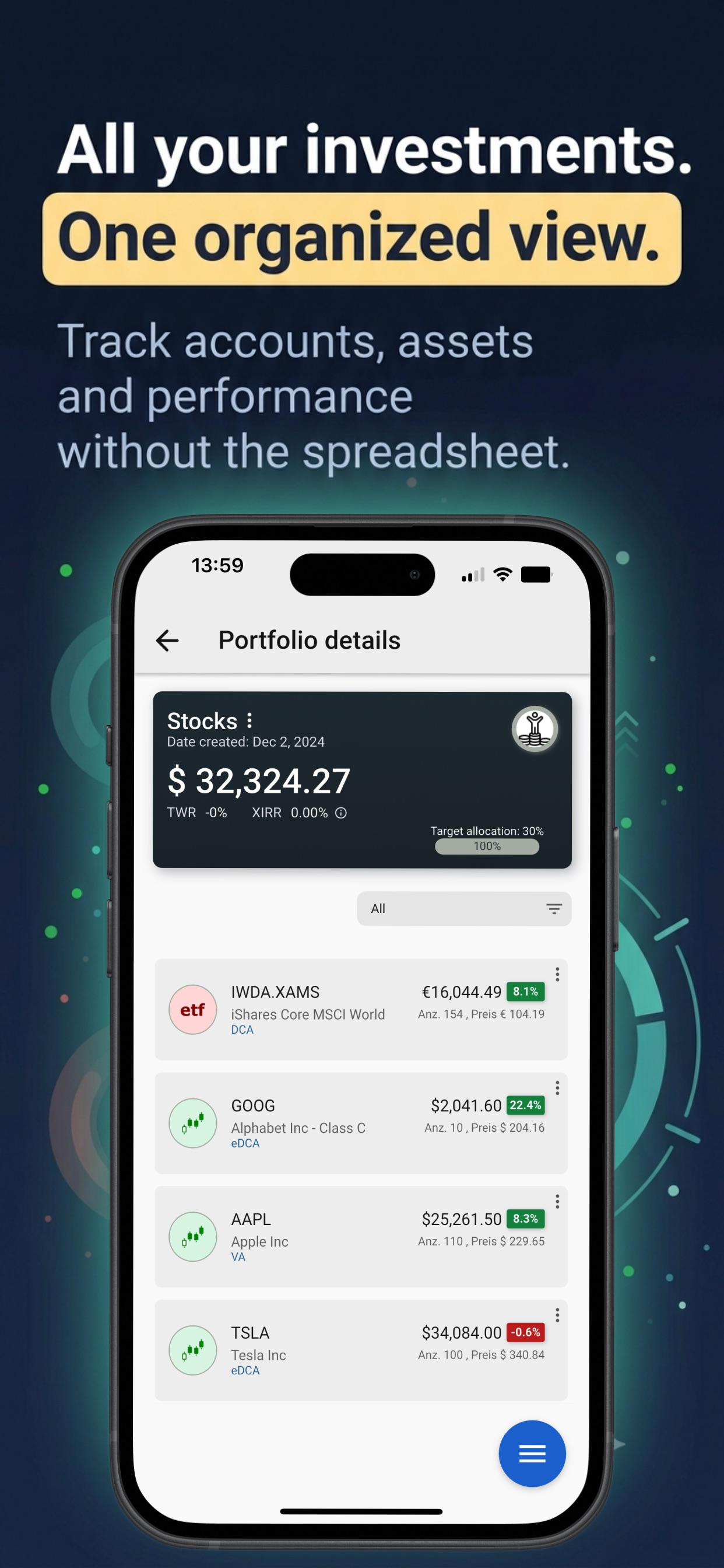 Savings Tracker FINdependence screenshot 2