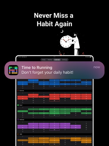 Habit Tracker - Minimal Habits iPad screenshot