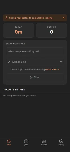 TimeStampr App screenshot 1