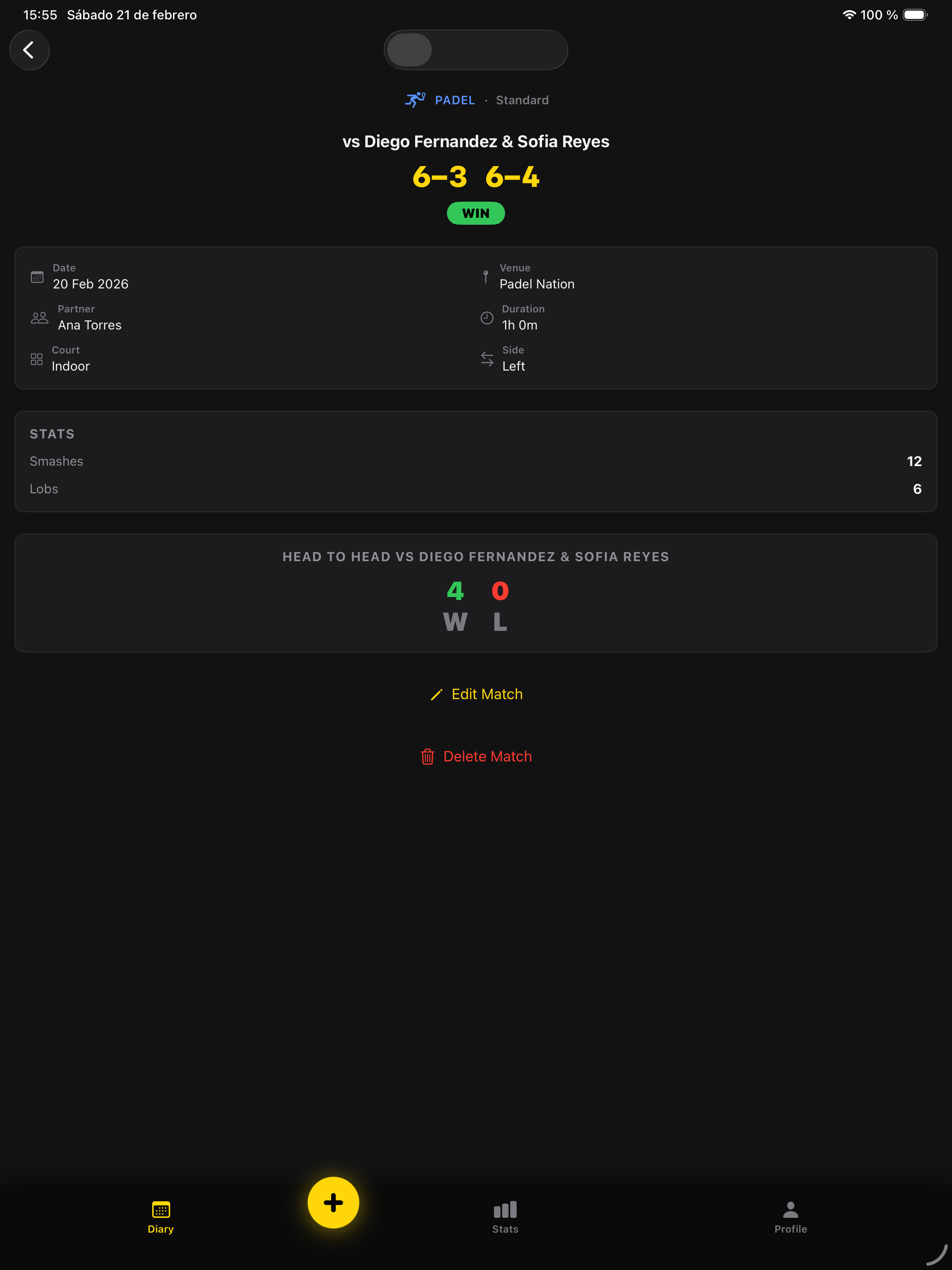 RecordUp: Match Tracker