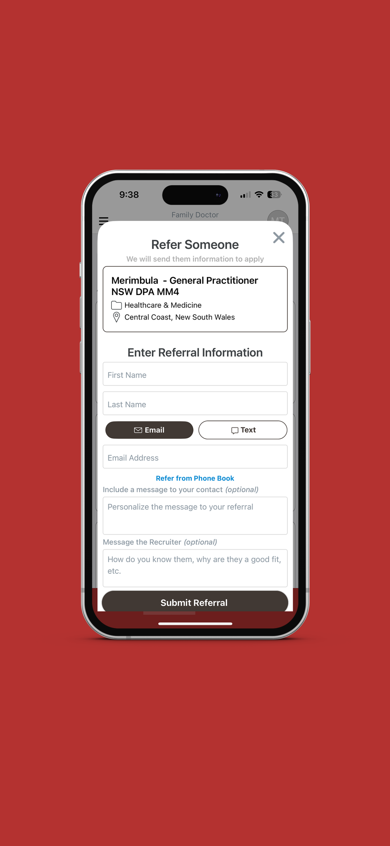 Family Doctor Referral Program
