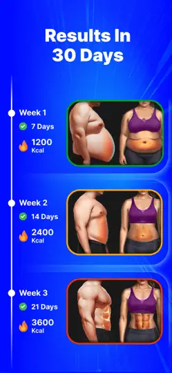 Home Workout: 30 Day Challenge iPhone Ekran Görüntüsü 3
