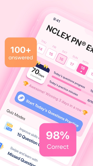 NCLEX PN & RN Exam Prep 2025 Screenshot