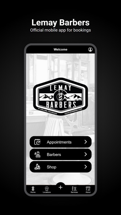 Lemay Barbers iPhone screenshot 1 - Business app