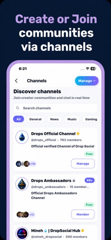 Drops: Social & Rewards Screenshot 3 of 6