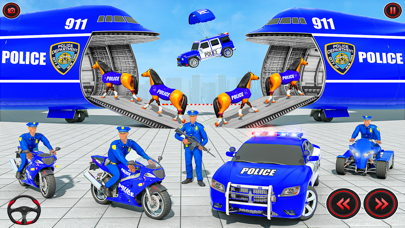 Police Transport Truck Driving Screenshot