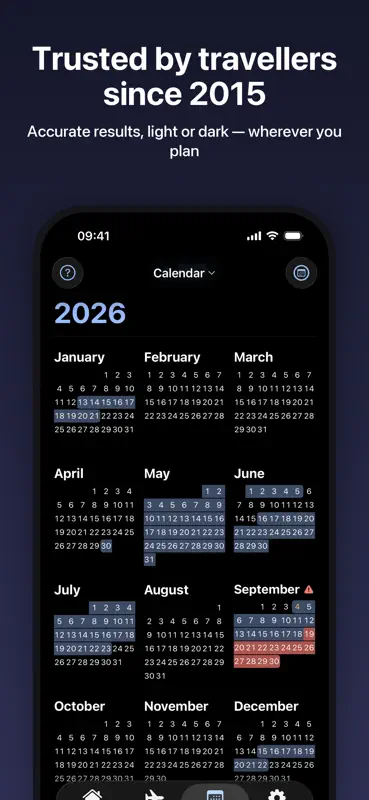 Schengen Calculator 90/180 screenshot 6 of 6