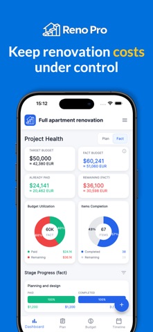 Reno Pro: Remodel & Budget Screenshot 1 of 6