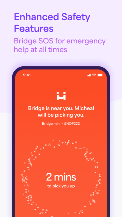 Bridge - Ride Hailing App Screenshot