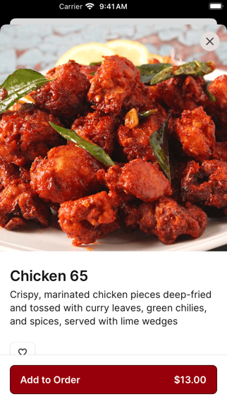 Virasat Indian Cuisine iPhone screenshot 3 - Food & Drink app