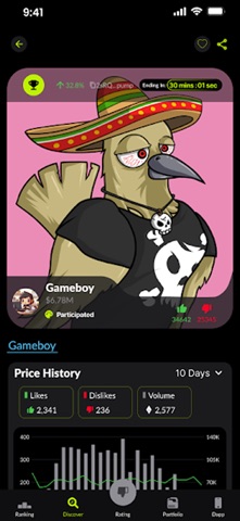 JustRateNFT screenshot