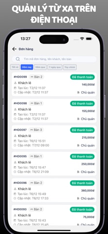 Quản Lý Bán Hàng aSeller F&B screenshot