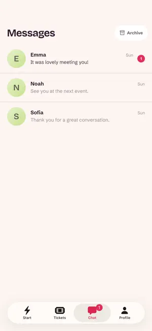 SprintDate: speed dating screenshot 3