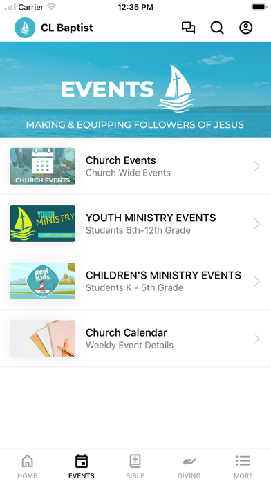 Clear Lake Baptist Church IA Screenshot