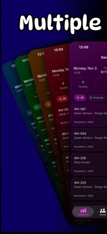 Invoice Generator: Glassica iPhone screenshot