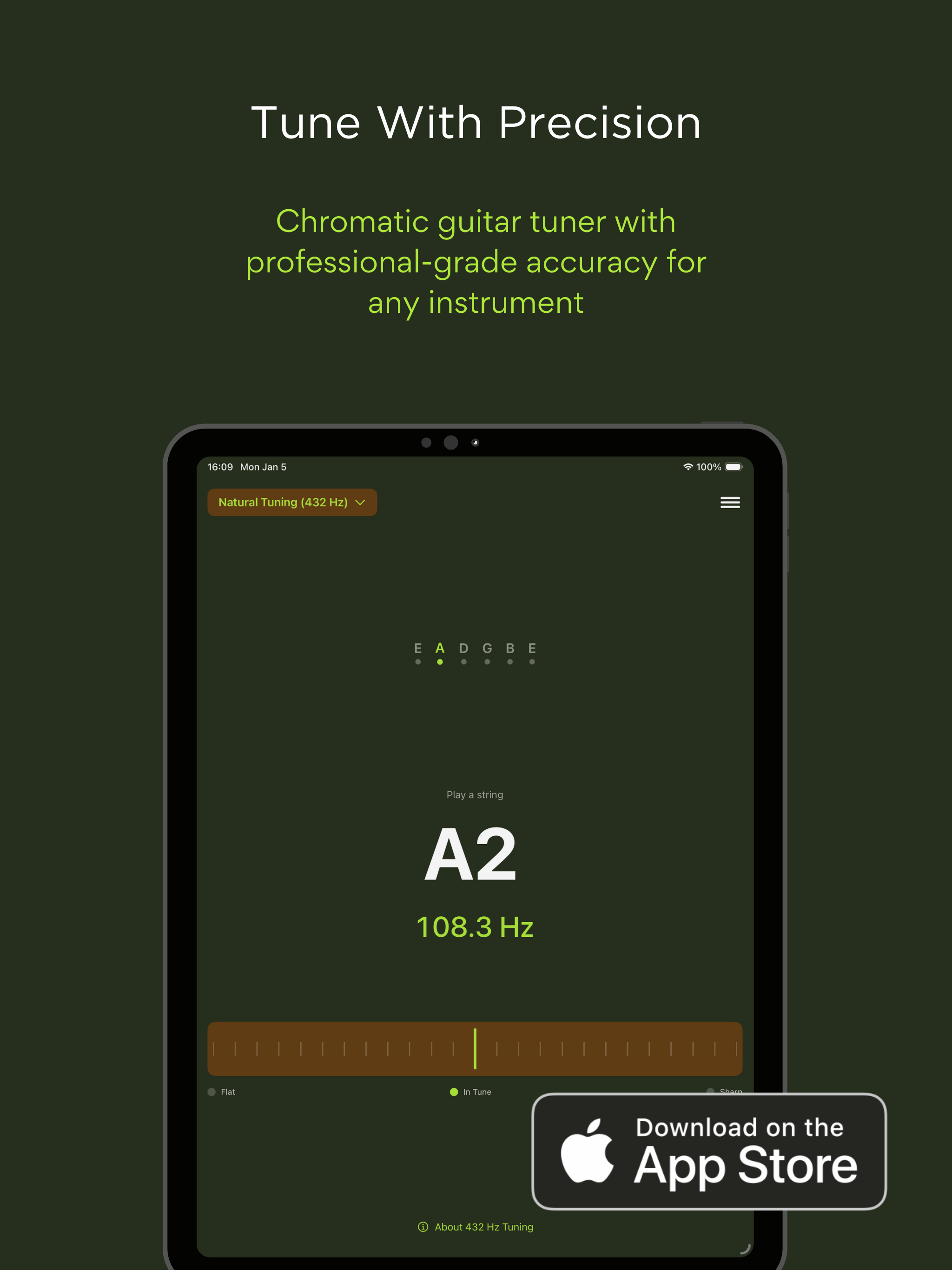 432 Hz Guitar Tuner screenshot 4