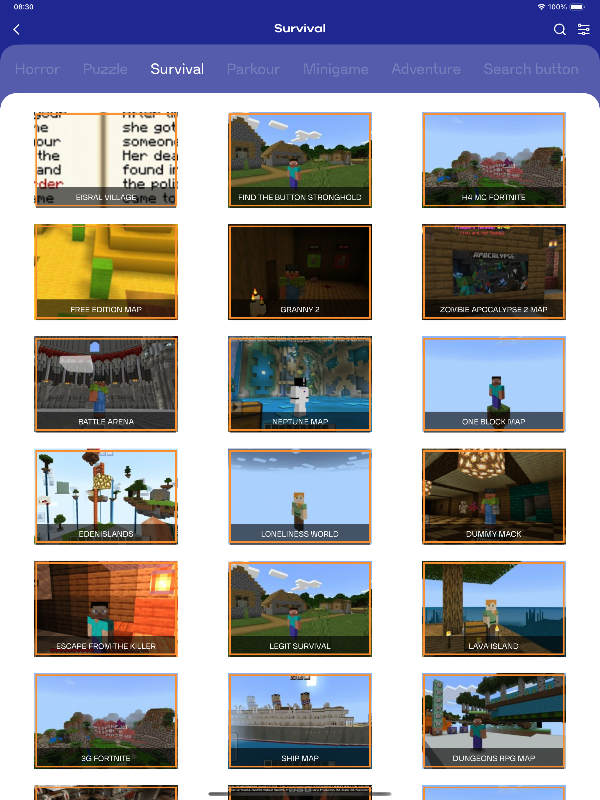 Skyblock Maps for MCPE