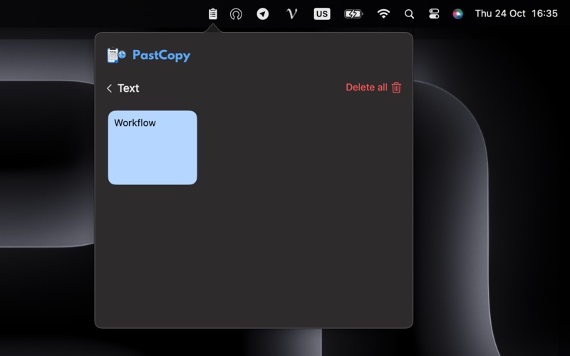 App screenshot