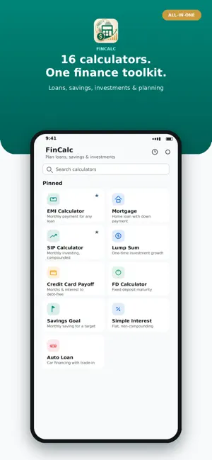 FinCalc: EMI Calculator screenshot 2