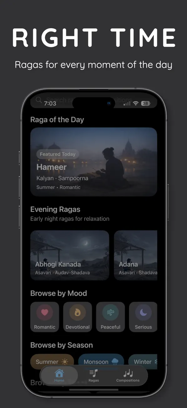 Screenshot #3 pour Indian Classical Ragas: Songs