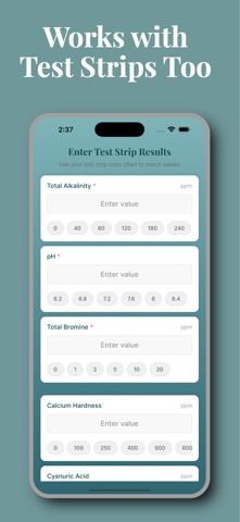 TubTest: Hot Tub Water Test screenshot