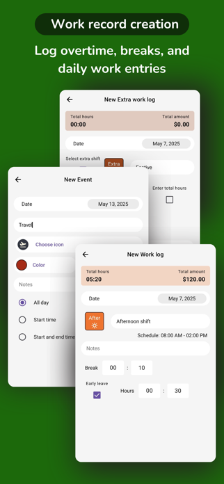 Work Shift Calendar & Paycheck Screenshot 6 of 8