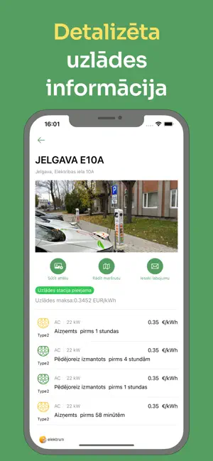 EV Life LV - uzlādes karte screenshot 2