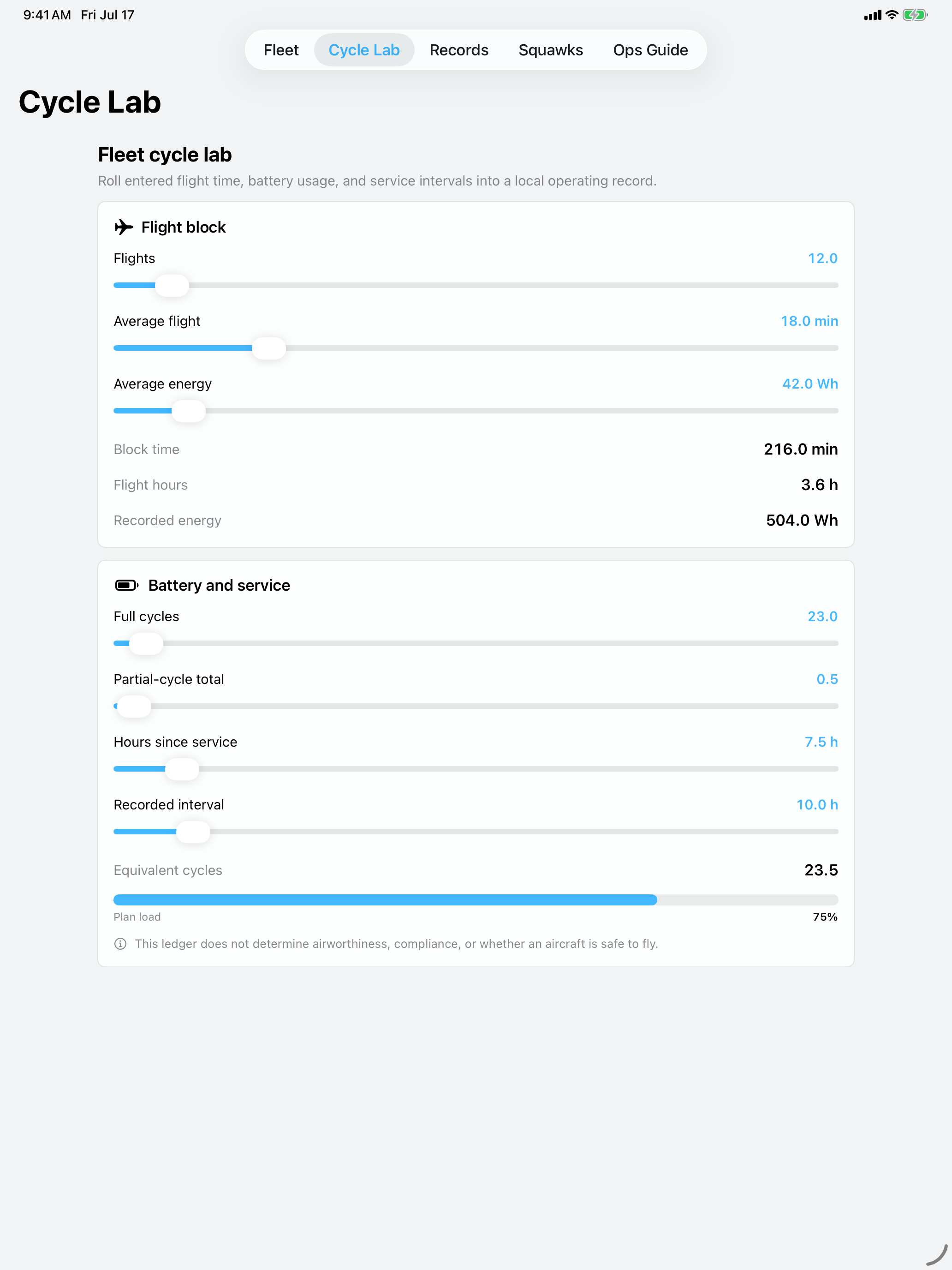 Rotorproof: Drone Ledger iPad screenshot 2 of 2