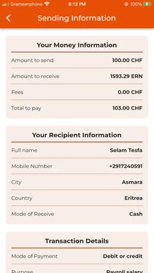 Hidmona Money Transfer screenshot 4