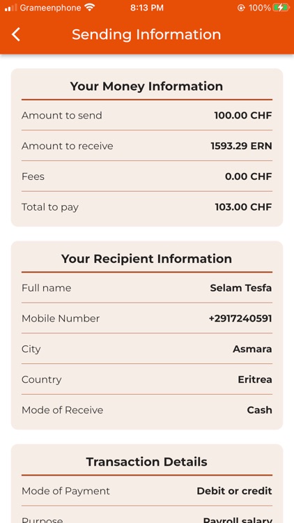Hidmona Money Transfer screenshot-3
