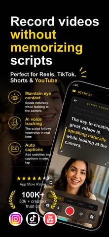 Teleprompter for Video & Voice Screenshot 1 of 6