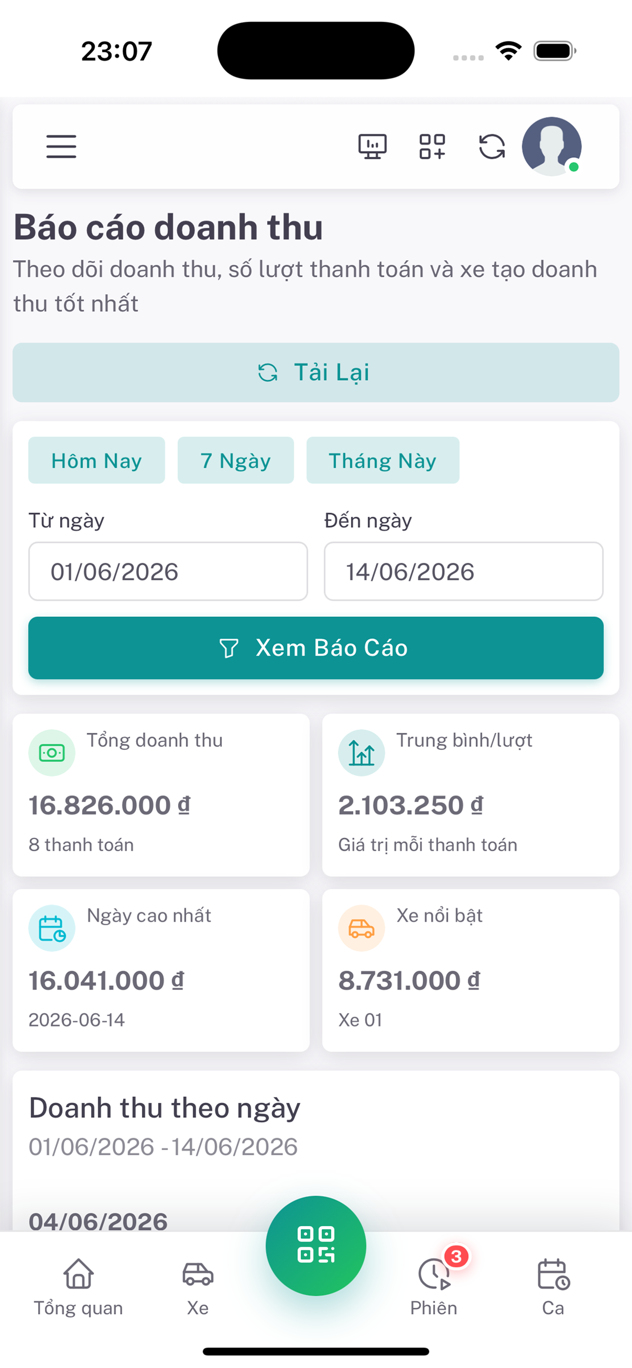 Giờ Chơi: Quản lý giờ thuê xe screenshot 3
