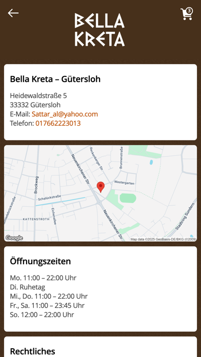 Bella Kreta Gütersloh screenshot